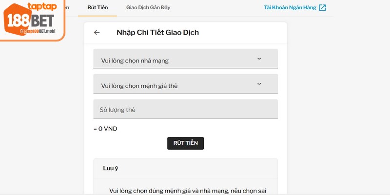 Kiểm tra kỹ thông tin tài khoản cũng như số tiền thật kỹ 