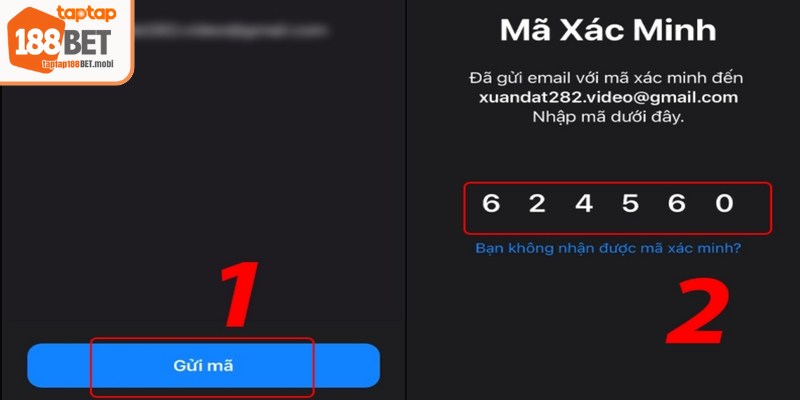 Câu hỏi thường gặp tiếp theo là không nhận được mã xác minh